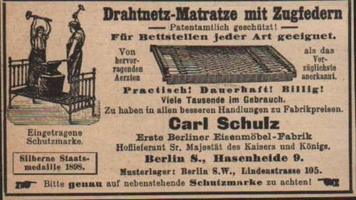 Berlin werbung 1900 - berlin,, 1900,