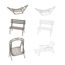 Metall Garten-Möbel Liege