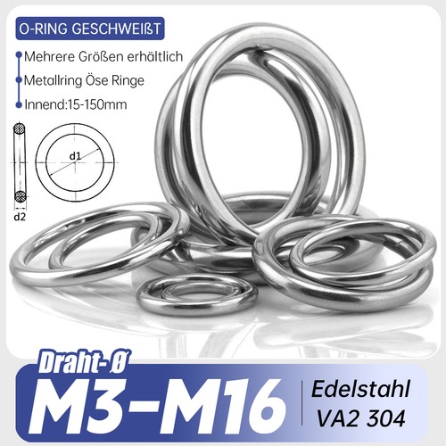 Ring geschweißt v2a - geschweißt,