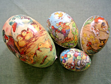 Alte Pappostereier Ostereier Candy-Container zum Befüllen Ehrenfriedersdorf DDR