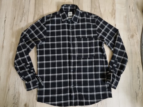 Zara hemd herren schwarz - m,