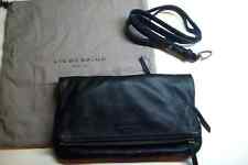 gefaltete Clutch LIEBESKIND Berlin Vintage schwarz butterweiches Leder NEU