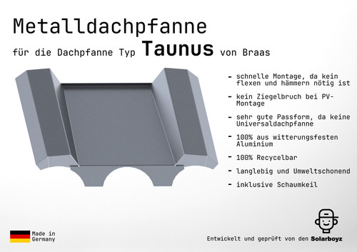 Metalldachpfanne taunus pfanne - metalldachpfanne,