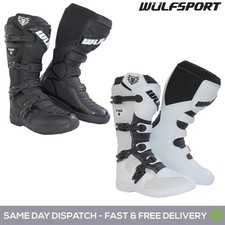 Wulfsport Wulf Erwachsene Track Star MX Motocross Enduro Quad Motorradstiefel