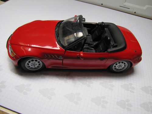 Bmw rot modellauto 1 18 - z3,