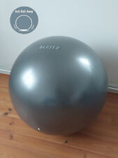 LEITZ Ergo Active Sitzball Anti Wegroll 65 cm 70 cm Dunkelgrau Gymnastikball