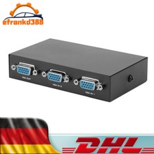 2 Port 2 in 1 Out VGA Switcher