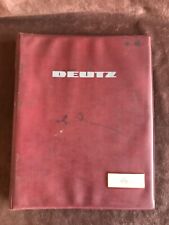 Deutz D15 .1 Ersatzteilliste 10/ 1965  Original