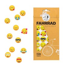 Smiley Fahrradaufkleber