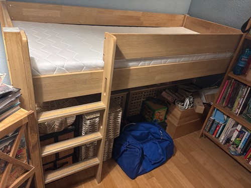 Paidi eiche kinderbett - eiche, 90x200