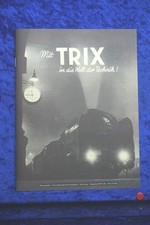 Trix Modellbahnkatalog 1937/38 (EE204) FAKSIMILE Eisenbahn Archiv Verlag