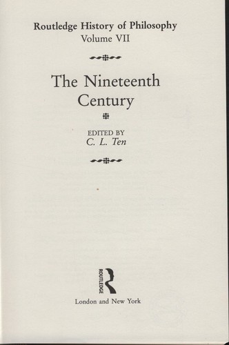 The nineteenth century ten - the,