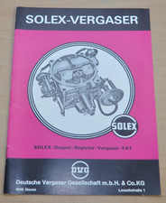 Solex Doppel Register Vergaser