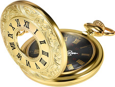 Vintage Gold Taschenuhr Stahl