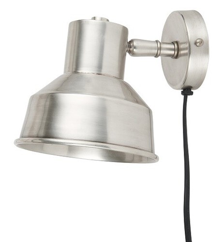 Wandlicht silber rund lampe - wandlicht,
