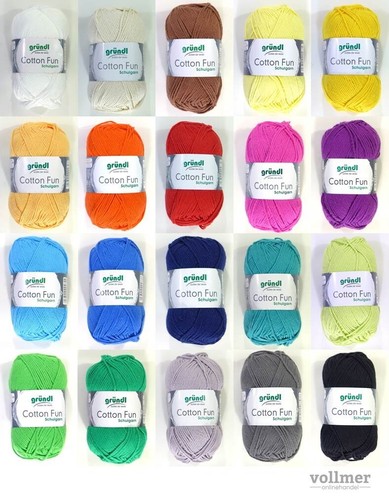 50g gründl cotton fun - cotton, 100%