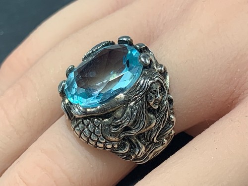 Ring nixe aquamarin - ring,