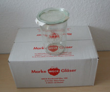 6 X 850ml. Weckgläser / Weckglas , Einmachgläser, Dekoglas mit Deckel