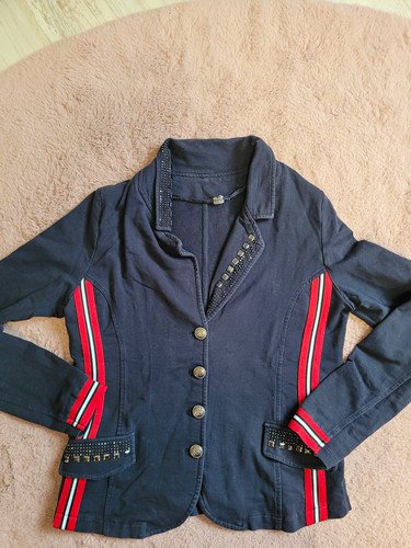 Damen jacke kurz blau - damen,