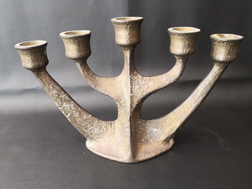 Bronze tischleuchter 5er - bronze,