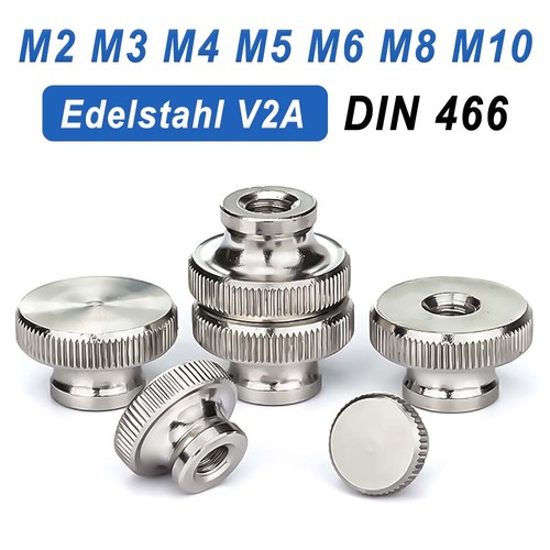 Rändelmutter edelstahl v2a - edelstahl,