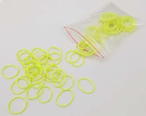 50x mini gummibänder 15mm - mini,