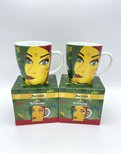 2x Ritzenhoff Kaffeebecher Tasse Jacobs Krönung 9. Edition Lass uns reden