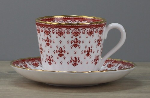 Spode fleur lys red - spode,