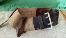 Alte Feuerwehrgürtel  -Haltergurt - Hakengurt 82 cm