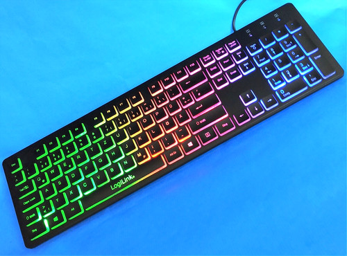 Beleuchtete usb tastatur mit - beleuchtete,