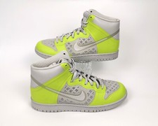 Nike Dunk Hyperfuse Premium High Herren Sneaker - Volt/Grey - Size 44