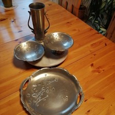 FRIELING ZINN Teller Vase 2