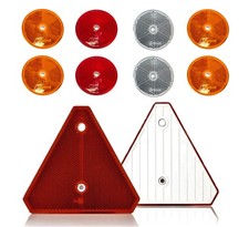 10 x Reflektor Set Anhänger