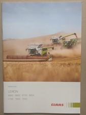 CLAAS Lexion 8900 8800 8700 7700 7600 Mähdrescher Prospekt Traktor Schlepper