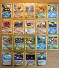 Pokemon Karten Sammlung - 1.  Edition Base Set Dschungel Fossil Vintage