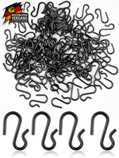 Mini S-Haken 2,6cm Schwarz
