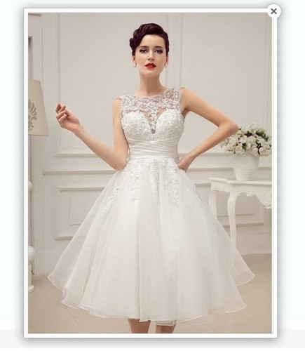 Kurzes standesamt brautkleid - standesamt,