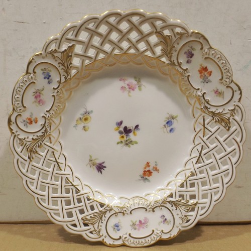 Meissen durchbruch zierteller - meissen, durchbruch/zierteller
