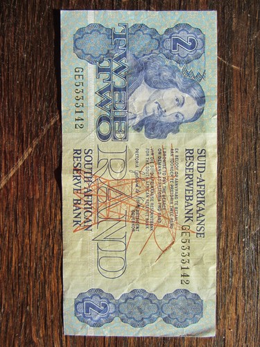 Südafrika rand banknote jan - banknote,