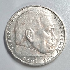 2 Reichsmark 1938 Hindenburg