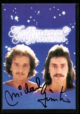 AK Musiker der Band Hoffmann & Hoffmann Michael und Günter, Autogramm 
