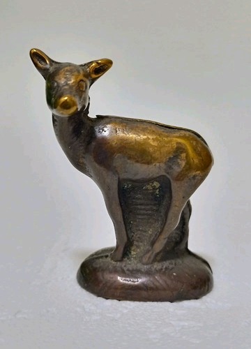 Kleine bronze reh - bronze, rehkitz