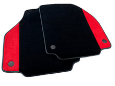 Rote Alcantara Leder