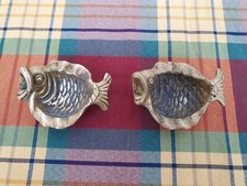2 alte Messing Aschenbecher