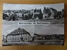 AK Börnichen Zschopau Erzgebirge Ferienheim Klubhaus schwarz-weiss beschrieben