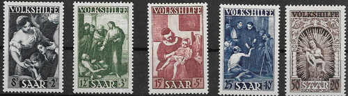 Saarland minr 267 271 - 267,