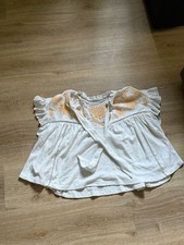 gesticktes Shirt ohne Arm in Größe M von Free People