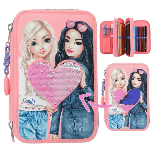 Topmodel federtasche mit - federtasche,