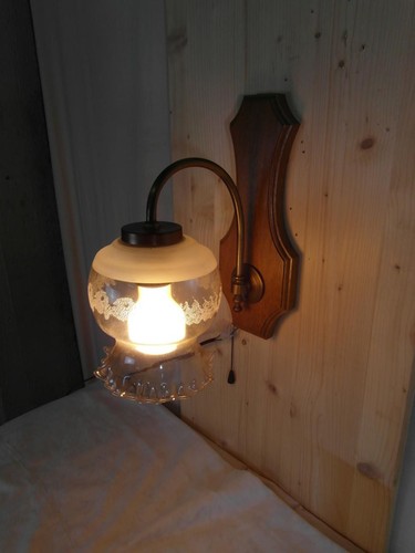 Wandlampe rustikal messing - rustikal,