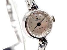 Majestic Glashütte GUB 09-20 Silber 835 Handaufzug Damen Armbanduhr um 1972